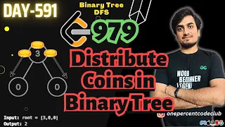 Distribute Coins in Binary Tree - Leetcode 979