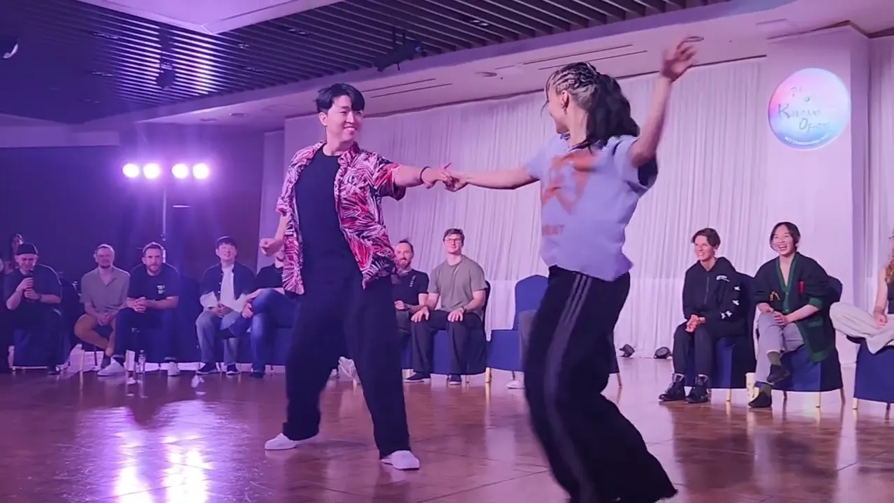 Seungsoo Lee & Nicole Ramirez - Newcomer winner J&J Korean Open WCS Championships 2025