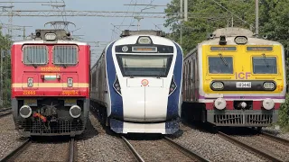 Dangerous WAP-7 Antyodaya+ Vande Bharat+ Dhauli SF+ East Coast+ WAP-4 Ranchi IC+ Purulia SF+Shatabdi