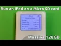 Massive 128GB in an old black and white iPod Flash modding an iPod Classic