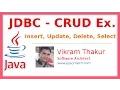 4 - JDBC CRUD Example Using java sql Statement