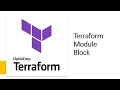 Understanding Terraform Module Block