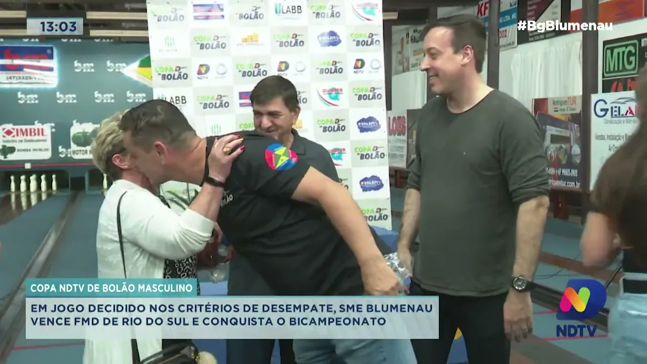 Copa NDTV de Bolão Masculino: jogo decidido nos critérios de desempates e conquistas bicampeonato