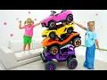 Lagu Alice Learns to Share Toys - Transforming Cars for Kids