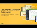 elDoc - Creating Digital Document Forms Forms Designer Document Workflow Automation Tutorial