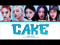 ITZY 'CAKE' Lyrics (있지 CAKE 가사) (Color Coded Lyrics)