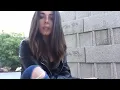 Beautiful French Brunette Girl Smoking