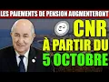 Download Lagu Avis de la CNR : Les paiements de pension augmenteront à partir du 5 octobre