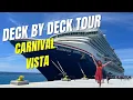 Deck by Deck Tour of the Carnival Vista Skipping Cabin Only Decks