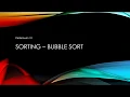 Bubble Sorting Pascal