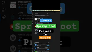 Create a Spring Boot Project in VSCode