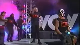 nWo Wolfpac Elite make their way down