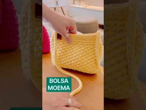 👇🏼Clica Neste 👇🏼Título ▶️ Abaixo 👇🏼e Aprenda a Fazer Esta Bolsa de Crochê 🧶 BOLSA MOEMA