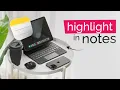 How to Highlight Text in Notes on iPad