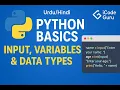 DAY 1 Python Basics in Input Syntax Variables Data Types Operators Explained