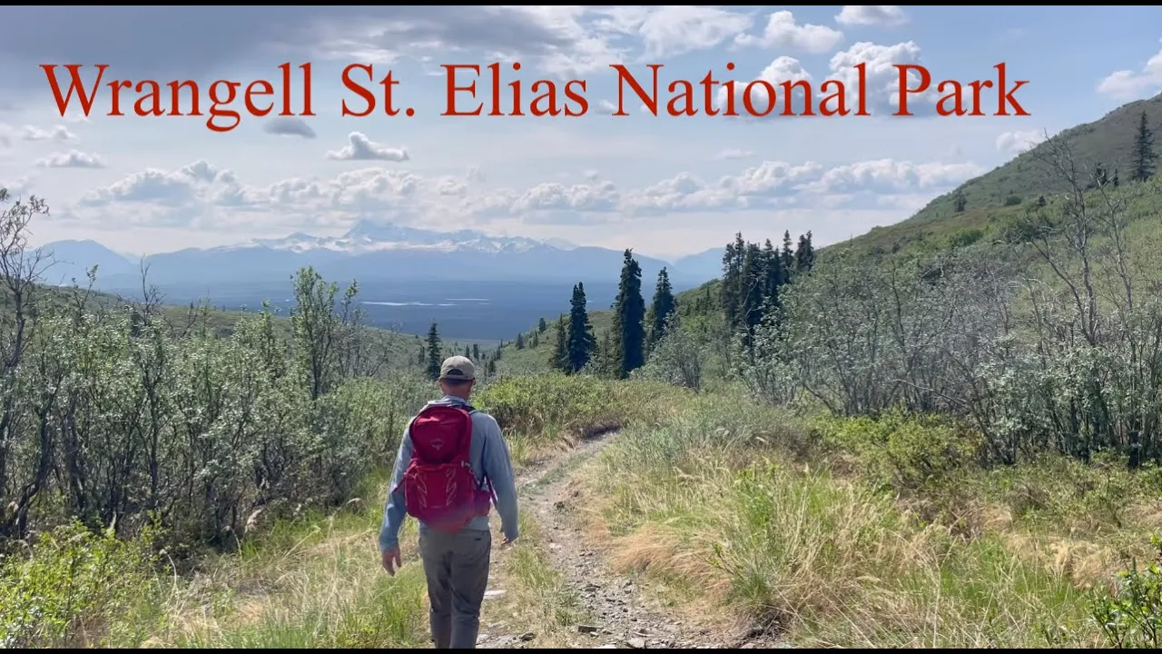 Wrangell St. Elias National Park and fishing for salmon in the Klutina river