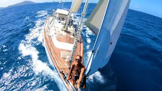 ep64 – Sailing Anegada – Sailing BVI – Hallberg-Rassy 54 Cloudy Bay – Mar 2019