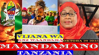 MAANDAMANO TANZANIA TANZANIA IMEGEUKA UWANJA WA VITA MOTO WAWAKA TANZANIA ATUMTAKI RAISI WETU 