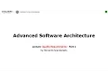 Lecture 2 - Quality requirements attributes by Riccardo Scandariato