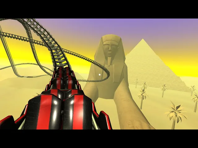 Egyptian Pyramids Virtual Reality Roller Coaster
