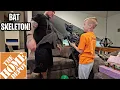 Unboxing New Halloween Bat Skeleton from Home Depot