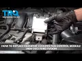 How to Replace Radiator Cooling Fan Control Module 2006-2012 Ford Fusion