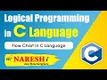 Flow Chart in C Language Logical Programming in C Naresh IT