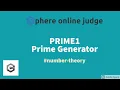 SPOJ PRIME1 - Prime Generator Solution and explanation