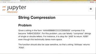 String Compression Interview Problem-23