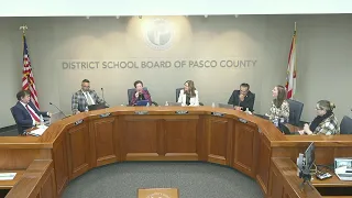 Pasco County School Board Meeting - November 4 2025
