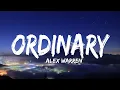 Download Lagu Alex Warren - Ordinary (Lyrics)