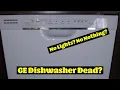 GE Dishwasher GDF520PGJ2WW not powering up