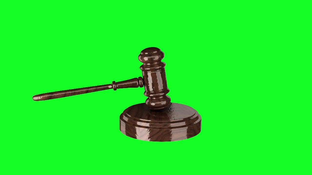 Justice Hammer Animation Green Screen