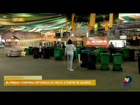 Oktoberfest: Blumenau confirma retomada da festa a partir de quarta