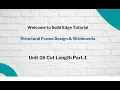 Unit-16 Cut Length Part 1