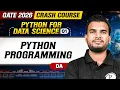 Python for Data Science 01 Python Programming GATE DA GATE 2026 Crash Course