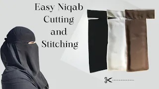 Download Niqab cutting and stitching | Hijab Cutting And Stitching In Urdu (hindi) with English Subtitle MP3