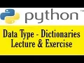 8 Data Type - Dictionaries Python Full Course