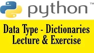 8 Data Type - Dictionaries Python Full Course