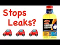 Bar s Leak Engine Repair - Will it stop an engine oil leak