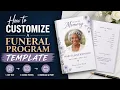How to Customize a Funeral Program Template
