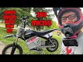 Razor MX350 36V Overvolt Kit Install Test Ride - Jordy Builds
