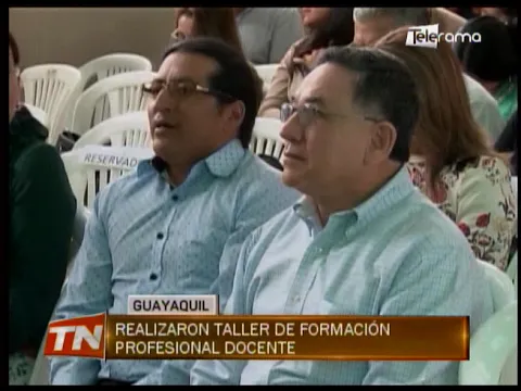 Realizaron taller de formación profesional docente