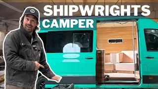 Shipwright building a Yacht inspired CAMPER Van!