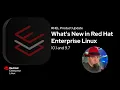 Red Hat Enterprise Linux 10 1 and 9 7 release live stream