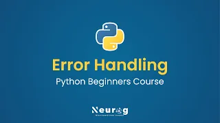Error Handling in Python Types of Errors Python Exception Handling Try and Except Block