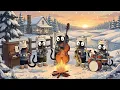 Black Cats Cozy Winter Campfire:Uplifting Jazz to Brighten Your Day