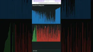 Heap Sort vs Merge Sort Visualization Which Algorithm is Faster Algorithm Showdown