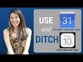 Use the Google Calendar App and Ditch the iOS Calendar
