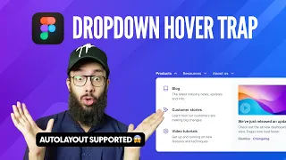 How to Build an Interactive Dropdown Overlay in Figma - Master Hover Traps